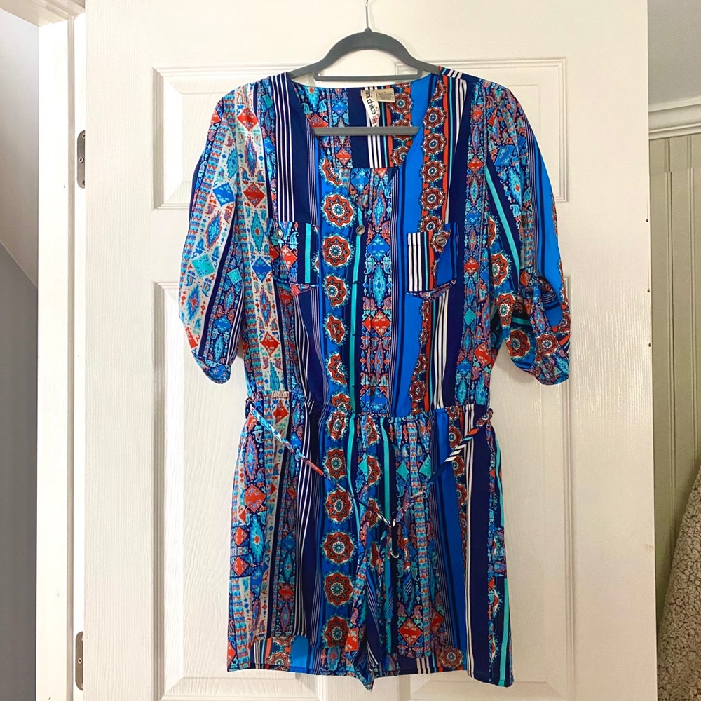 Blue Romper